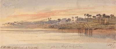 Golosoneh, 5-10 p.m., January 3, 1867 by Edward Lear